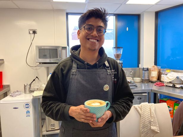 Nazheef hopes the experience will help him open his own coffee shop in the future